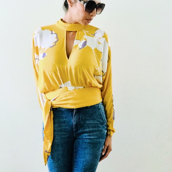 Free people long sleeve blouse size XS - Picture 5 of 5